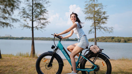 Bicicleta eléctrica (doble suspensión) de liquidación 2025