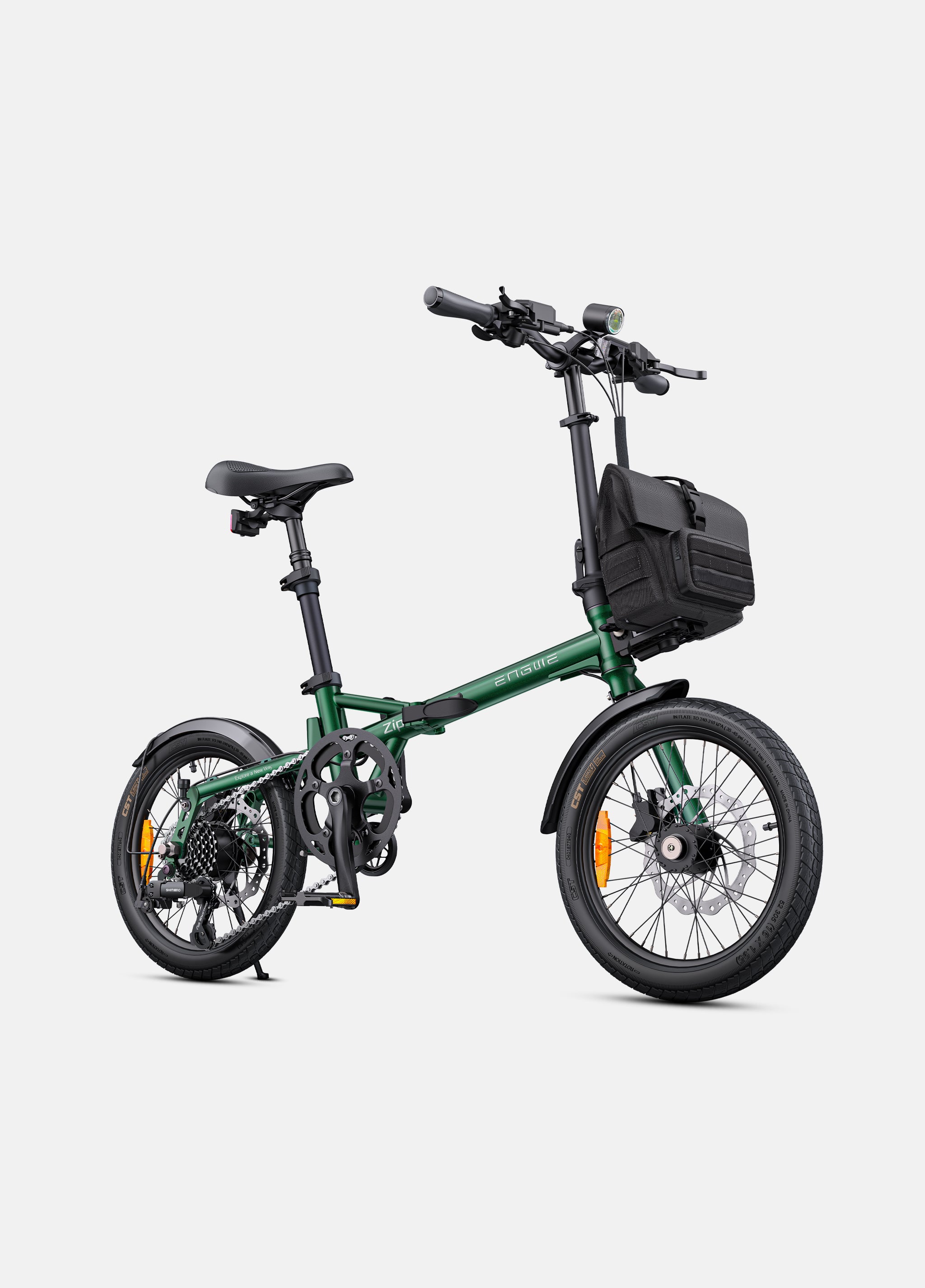 Bicicleta Eléctrica Cierre Bicicleta Plegable ENGWE Bicicleta