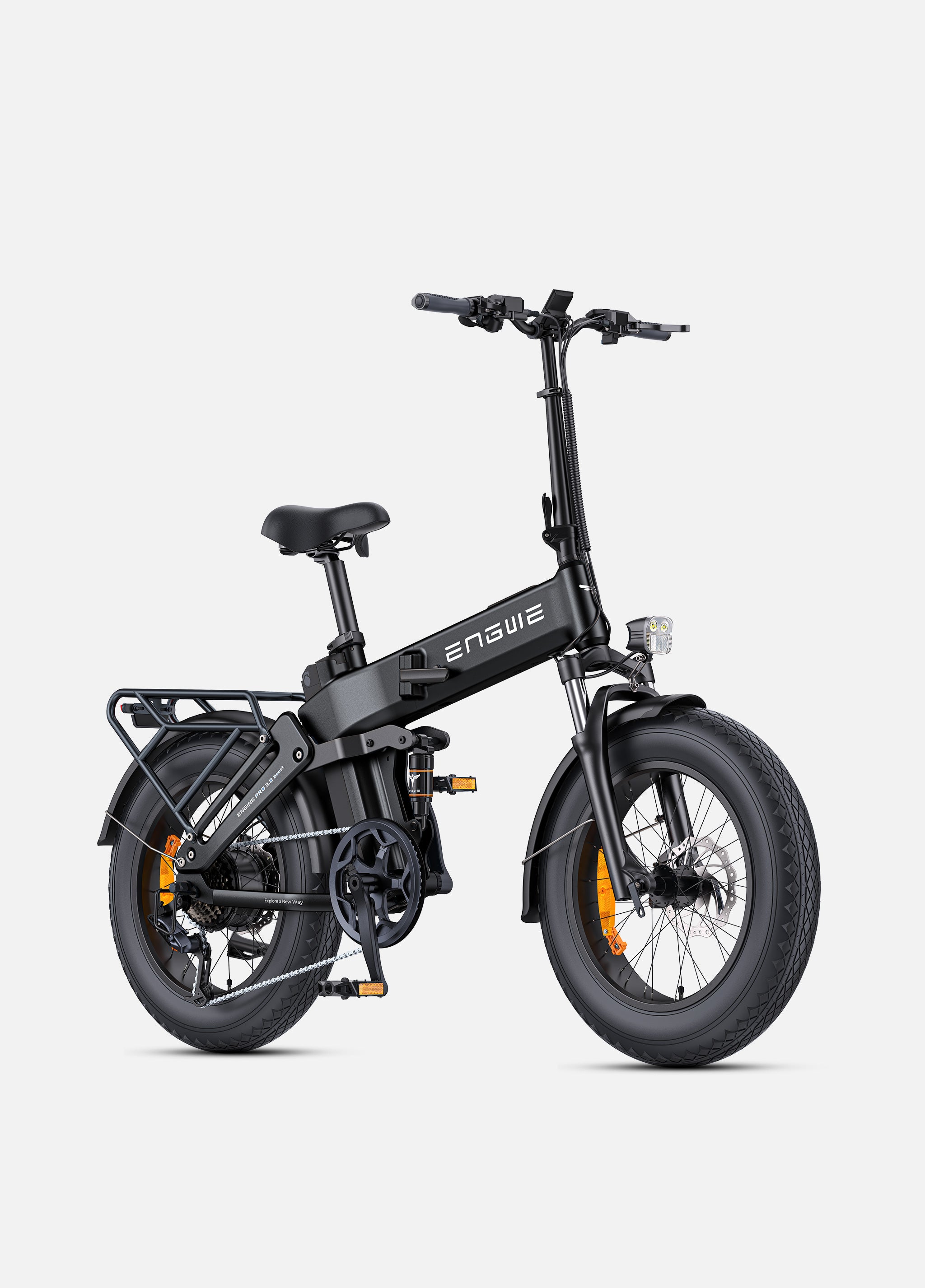モペット　ENGWE Engine X ENGWE ENGINE X Bicicleta Eléctrica Plegable Fat Bike con Doble
