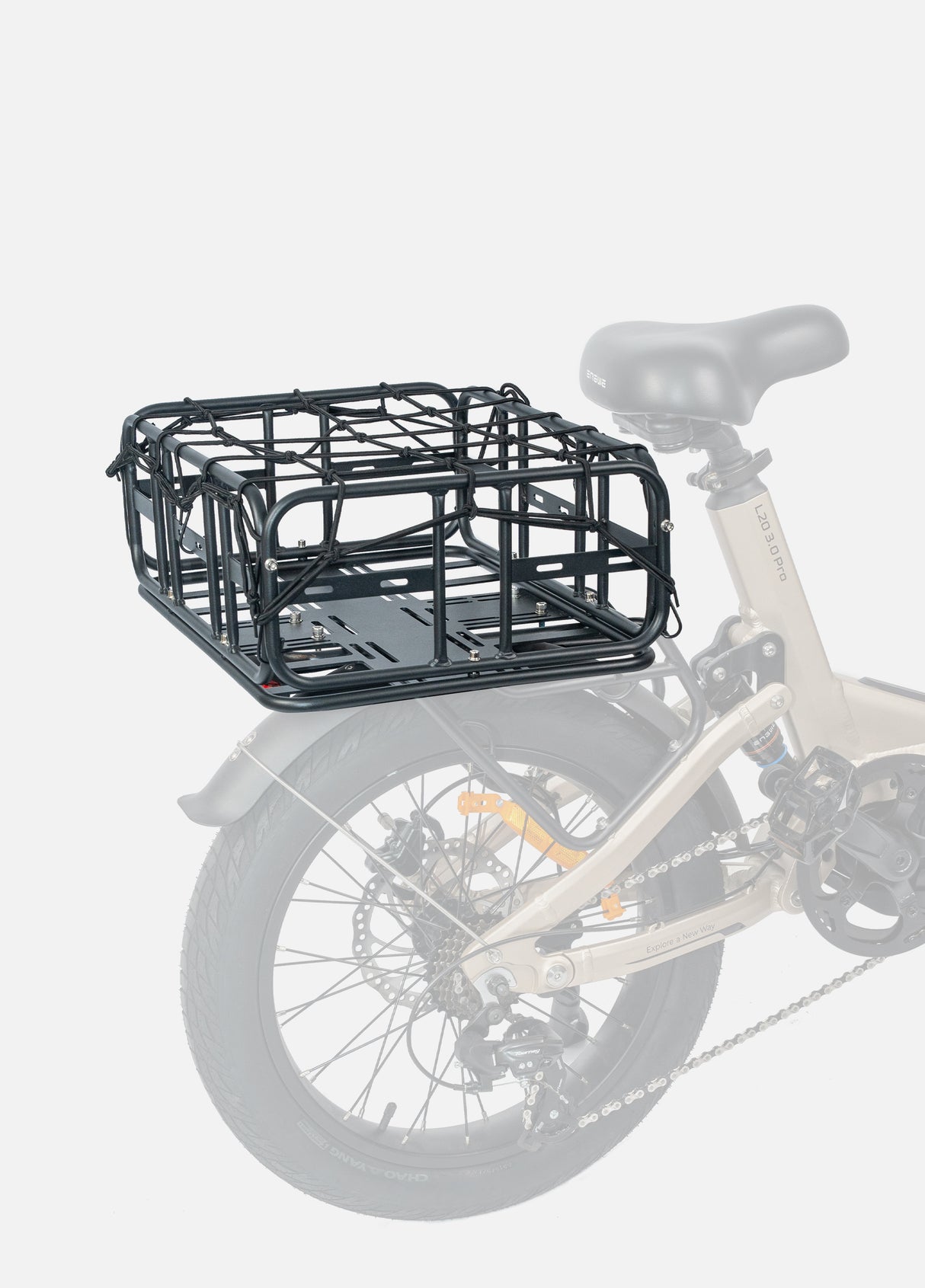 Set de cesta trasera para bicicleta