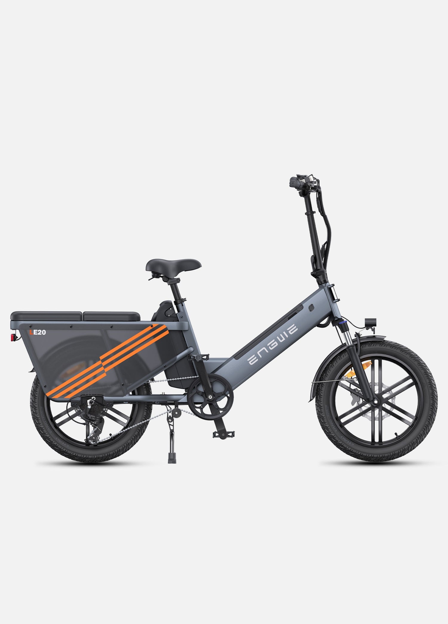 a grey engwe le20 hub engine e-bike
